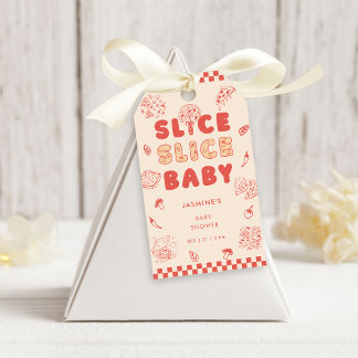 Etiqueta Para Presente Fatia Fatia Baby Pizza Desenho à Mão Chamada Baby
