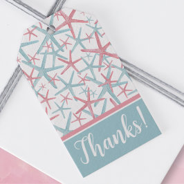 Etiqueta Para Presente Favor de Agradecimento de Aquarela da Praia Costei