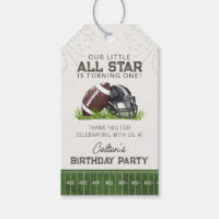 Favor de Aniversário de Futebol Little AllStar Tou