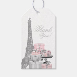 Etiqueta Para Presente Favor de Aniversário de Paris