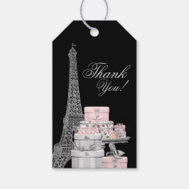 Etiqueta Para Presente Favor de Aniversário de Paris