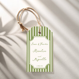 Etiqueta Para Presente Favor de casamento personalizado listras vintage v