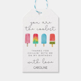 Etiqueta Para Presente Favor de Festa de aniversário de refrigeração de P