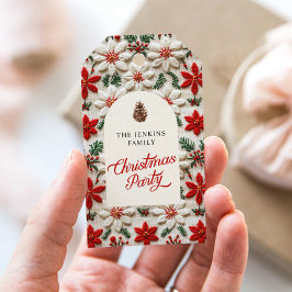 Etiqueta Para Presente Favor de festa de Natal personalizado