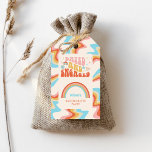 Etiqueta Para Presente Favor De Festa de solteira Enfurecido E Envolvido<br><div class="desc">Esta design apresenta um ranhura de 70 anos,  víbora deslumbrada e engajada,  flores retrorreflectoras,  cogumelo e anel. Veja a coleção inteira para mais itens correspondentes!</div>