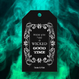 Etiqueta Para Presente Favor de Halloween de um Tempo Muito Bom