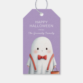 Etiqueta Para Presente Favor de Halloween Fantasminha Fofa