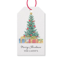 Favor de Natal Merry Elegante com Marca Personaliz