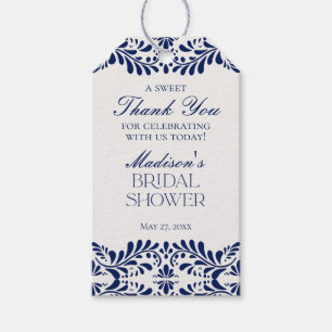 Etiqueta Para Presente Favor do Chá de panela Fiesta do Azulejo Talavera