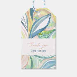 Etiqueta Para Presente Favor Personalizado De Abstrato De Aquarela, Etiqu