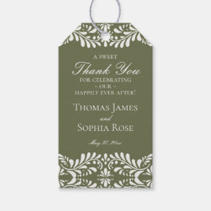 Etiqueta Para Presente Favoritos da Festa de casamento Fiesta do Azulejo