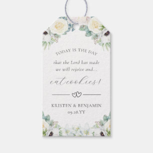 Etiqueta Para Presente Favoritos da Kristen Christian Wedding Cookie