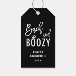 Etiqueta Para Presente Favoritos de Festa de solteira Bach e Boozy