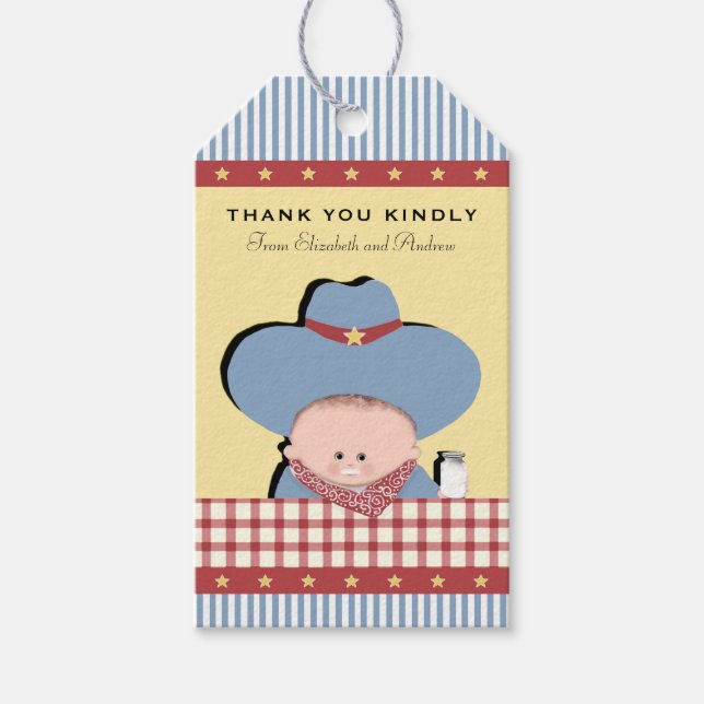 Etiqueta Para Presente Favoritos do chá de fraldas (Frente)