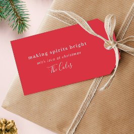 Etiqueta Para Presente Fazer Espirita Brilhante | Natal Na moda