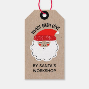 Etiqueta Para Presente Feita com o amor da etiqueta do presente de Natal