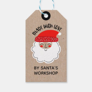 Etiqueta Para Presente Feita com o amor da etiqueta do presente de Natal