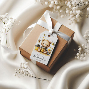 Etiqueta Para Presente Felicidades Urso Abelha Mel Tema Obrigado Aniversá