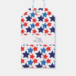 Etiqueta Para Presente Feliz 4 de julho/Dia da Independência