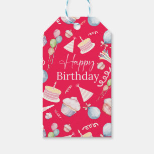 Etiqueta Para Presente Feliz aniversário