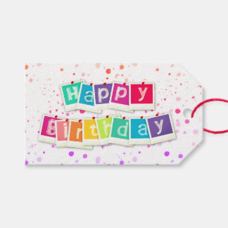 Etiqueta Para Presente Feliz Aniversário