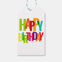 Etiqueta Para Presente Feliz Aniversário