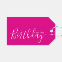 Feliz Aniversário Branca Rosa Quente