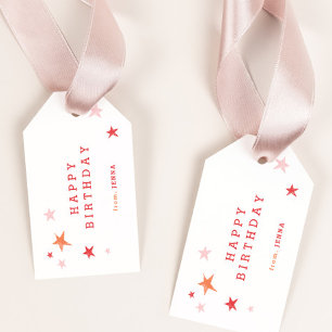 Etiqueta Para Presente Feliz Aniversário Crianças