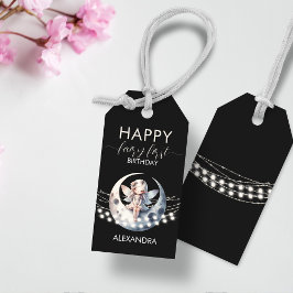 Etiqueta Para Presente Feliz Aniversário da Primeira Rapariga Mágica