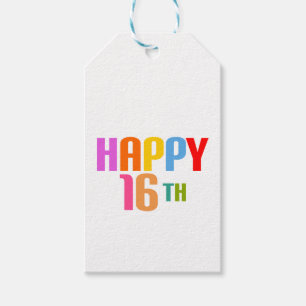 Etiqueta Para Presente Feliz dia 16