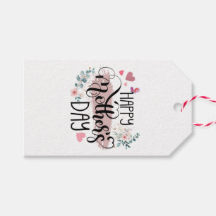 Etiqueta Para Presente Feliz Dia de as mães 2025 - Floral cômoda para as