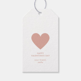 Etiqueta Para Presente Feliz dia de os namorados Simples de Pontos de Cor