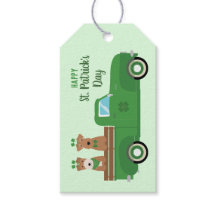 Feliz Dia de São Patrício Fox Terrier Dog