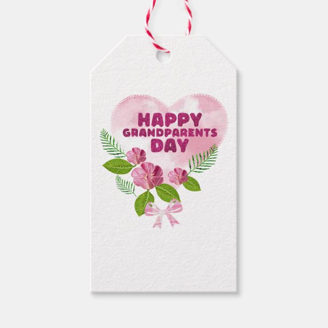 Etiqueta Para Presente Feliz Dia dos Avós (Frente)