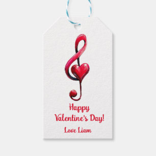 Etiqueta Para Presente Feliz Dia dos Namorados Música do Amor