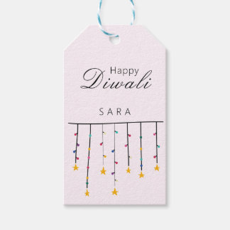 Etiqueta Para Presente Feliz Diwali moderno personalizável
