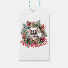 Etiqueta Para Presente Feliz e alegrias brilhantes de Natal. Natal.