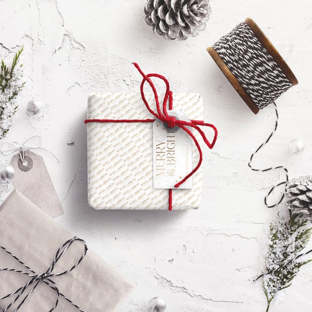 Etiqueta Para Presente Feliz e Brilho Personalizado (Criador carregado)