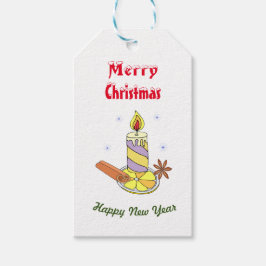 Etiqueta Para Presente Feliz Feliz ano novo de natal