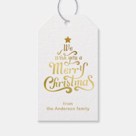 Etiqueta Para Presente Feliz feriado personalizado de diversão de Natal