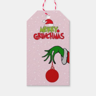 Etiqueta Para Presente Feliz Grinchmas Natal