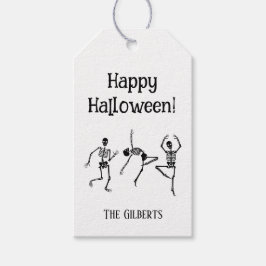 Etiqueta Para Presente Feliz Halloween Moderno Minimalista Personalizado