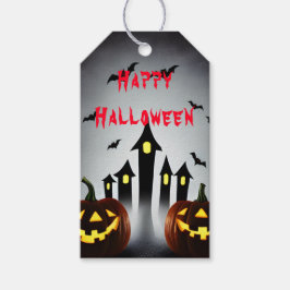 Etiqueta Para Presente Feliz Halloween Presentes Abóbora Sinistra