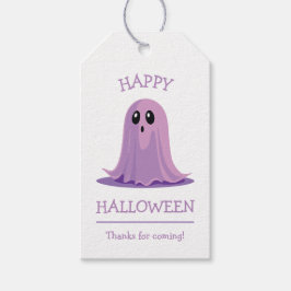 Etiqueta Para Presente Feliz Halloween Spooky Ghost