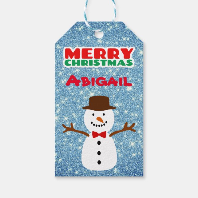 Etiqueta Para Presente Feliz Natal (Frente)