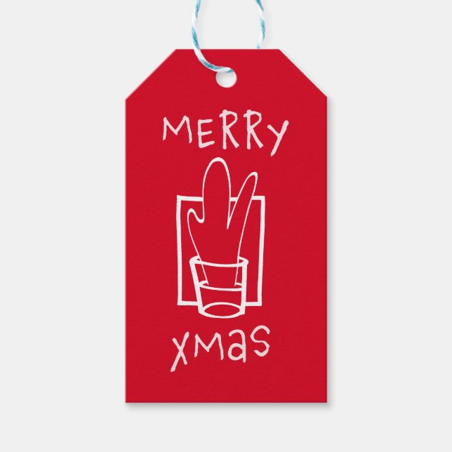 Etiqueta Para Presente Feliz Natal (Frente)