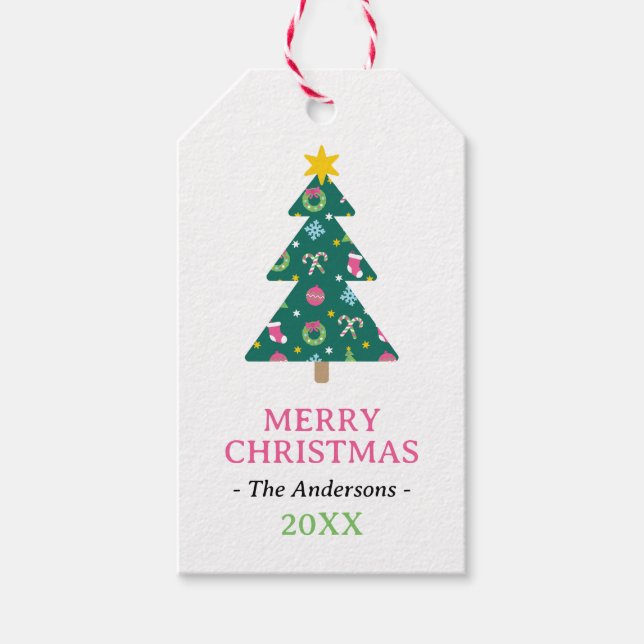 Etiqueta Para Presente Feliz Natal (Frente)