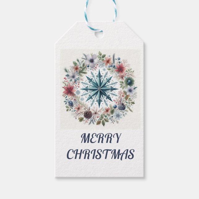 Etiqueta Para Presente Feliz Natal (Frente)