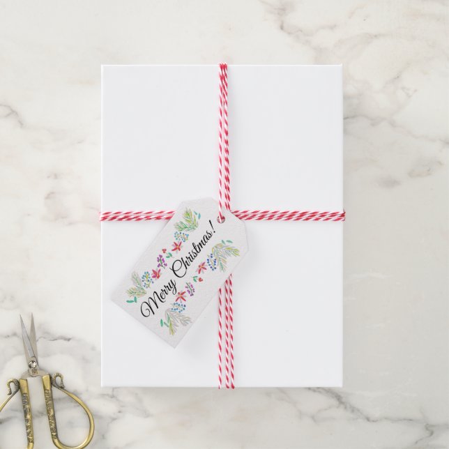 Etiqueta Para Presente Feliz Natal! (Com cordão)