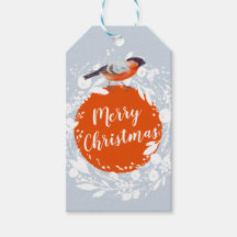 Feliz Natal Bird Snowy Wreath Winter